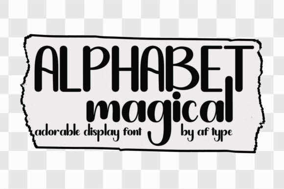 Alphabet Magical: The Enchanting Handwritten Font for Creative Projects