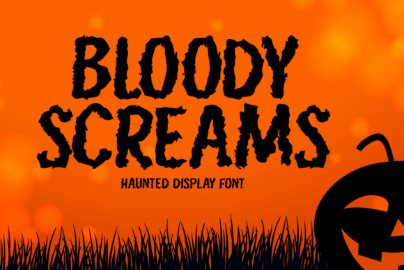 Bloody Screams: A Spooky Display Font for Impactful Design Projects