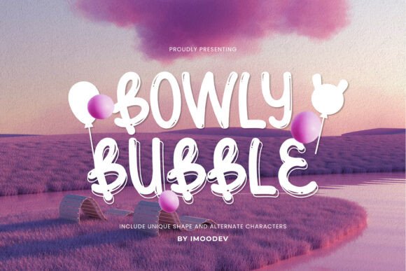Bowly Bubble: A Joyful Font for Playful Designs
