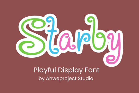 Bring Joy to Designs with the Starby Font