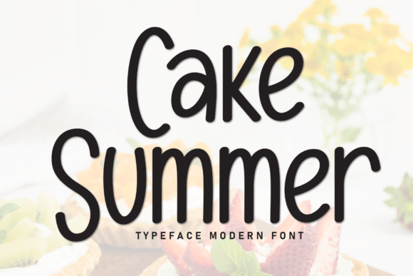 Cake Summer: A Clean Display Font for Warm, Approachable Design