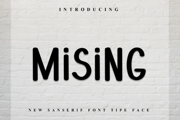 Embrace the Magic of Mising: A Festive Typeface for Holiday Designs