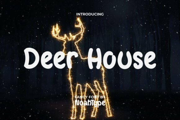 Exploring the Charm of Deer House Font: A Cute and Versatile Design Choice