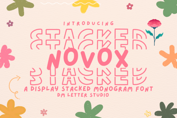 Exploring the Visual Impact of Novox Stacked Monogram in Modern Design