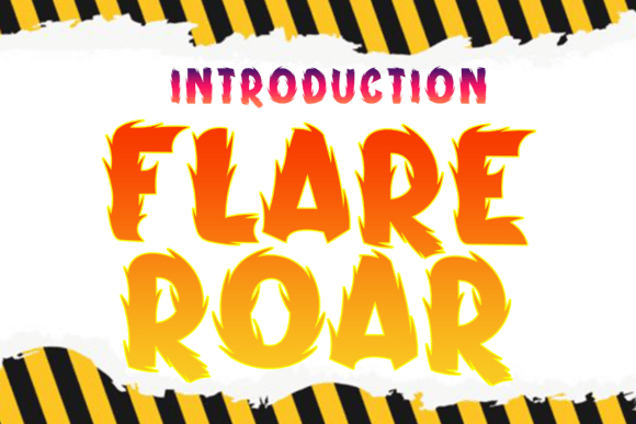 Flare Roar: A Bold and Versatile Display Font for Modern Design