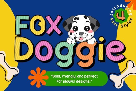 Fox Doggie: A Playful Font Family for Creative Design Projects