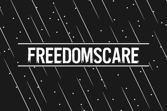 Freedomscare: A Bold Display Font for Horror and Psychological Thriller Designs