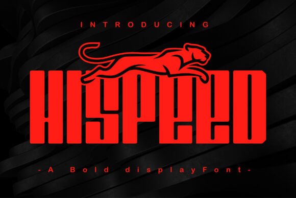 Hi Speed: A Dynamic Display Font for Sports and Beyond