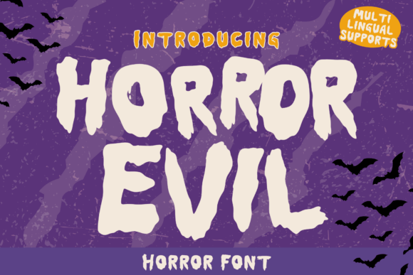 Horror Evil: A Playful Halloween Font with Hidden Pitfalls