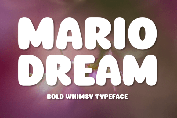 Mario Dream: A Whimsical Font for Playful Designs