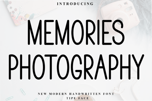 Memories Photography: A Creative Font That Captures the Spirit of Modern Design