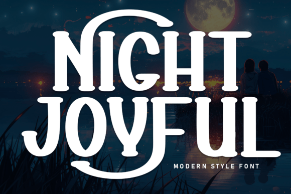 Night Joyful: A Warm and Versatile Display Font for Modern Design Projects