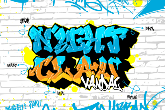 Nightclaw Vandal: Redefining Urban Typography with Depth and Rebellion
