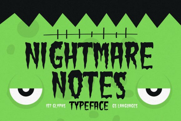 Nightmare Notes: A Typeface That Bends the Rules of Horror Design
