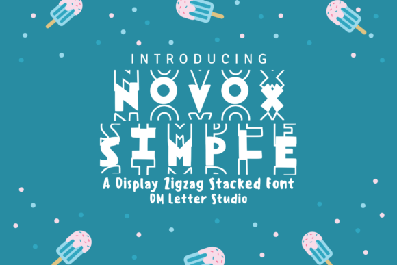 Novox Simple: A Bold Display Font with Playful Personality