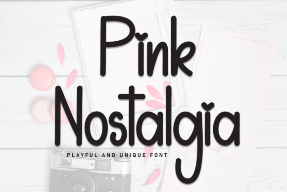 Pink Nostalgia: A Font That Combines Warmth and Clarity