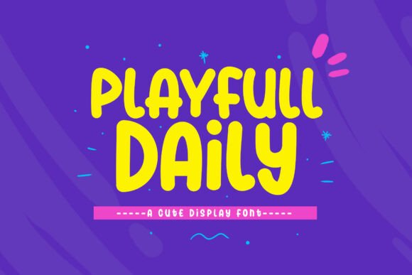 Playfull Daily: A Versatile Display Font for Creative and Professional Projects
