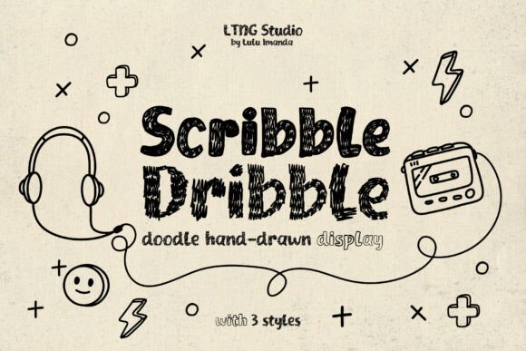 Scribble Dribble: The Hand-Drawn Font That Adds Personality to Every Project