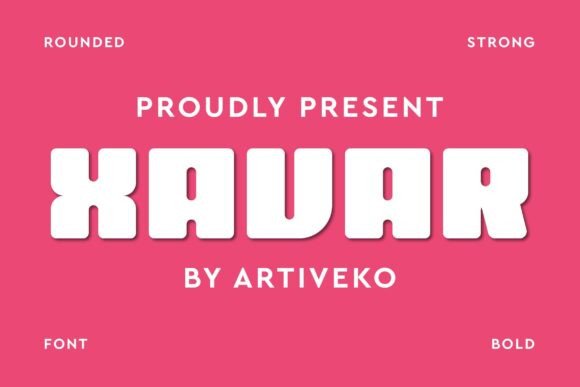 Xavar: A Bold Display Font for Impactful Design Statements